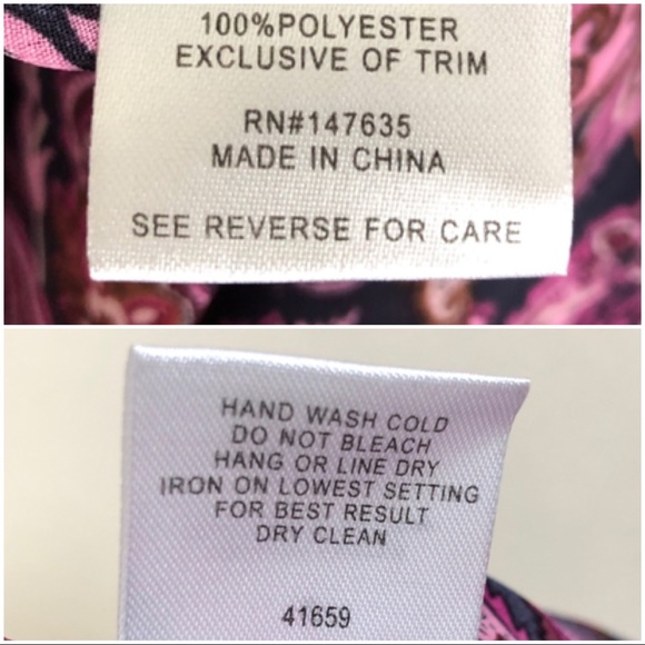 •ROMEO & JULIET• Long Sleeve Paisley Print Boho Blouse Size Small - Picture 7 of 7